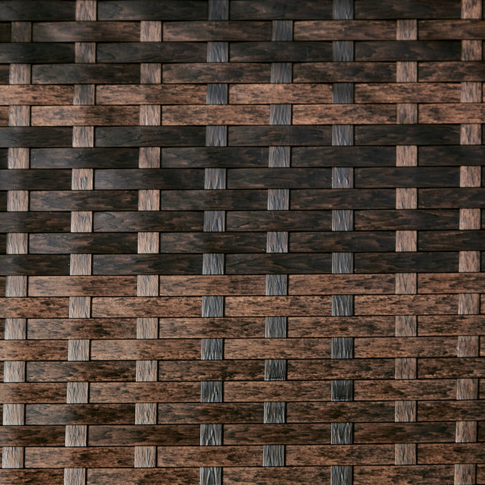 Kelowna Outdoor Patio Set of 2 Loungers - Resin Wicker, UV & Weather Resistant - Brown