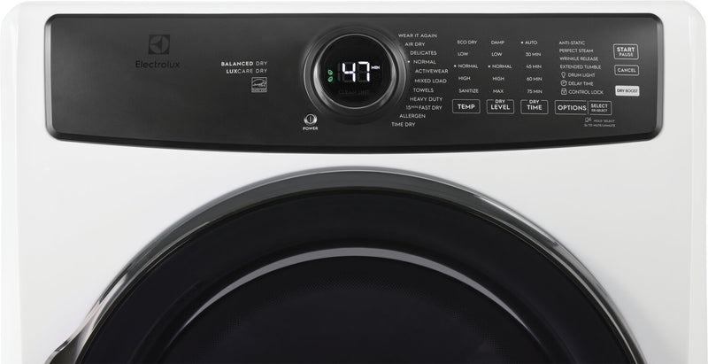 Electrolux 8 Cu. Ft. Perfect Steam™ Gas Dryer with LuxCare® Dry and Instant Refresh - ELFG7738AW