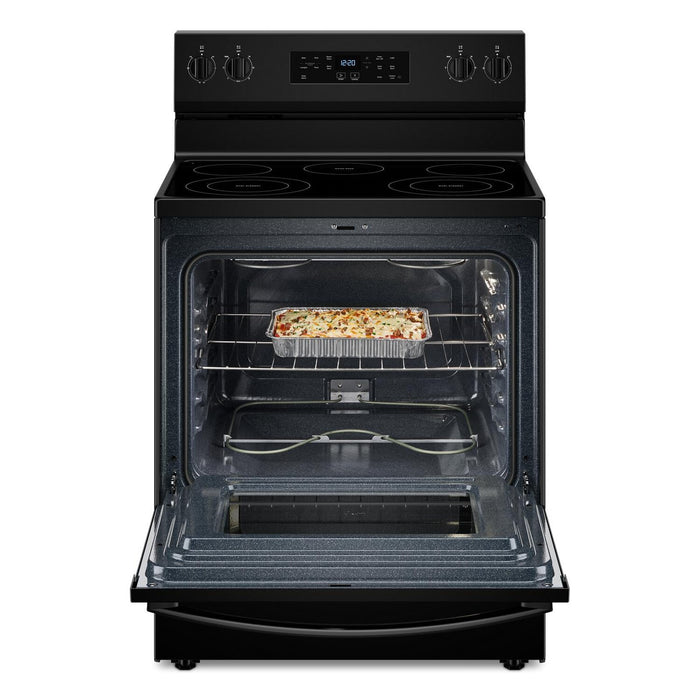 Whirlpool 30\" 5.3 Cu. Ft. Electric Range with 5 Elements - Black - YWFES3330RB