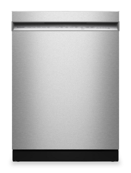 KitchenAid 24\" 44 dBA Dishwasher with 360° Max Jets™ Third Rack – PrintShield Stainless - KDFS424SPS