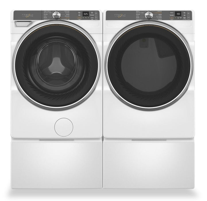 Whirlpool 5.8 Cu. Ft. Front-Load Washer with FreshFlow™ Vent System and 7.4 Cu. Ft. Electric Dryer