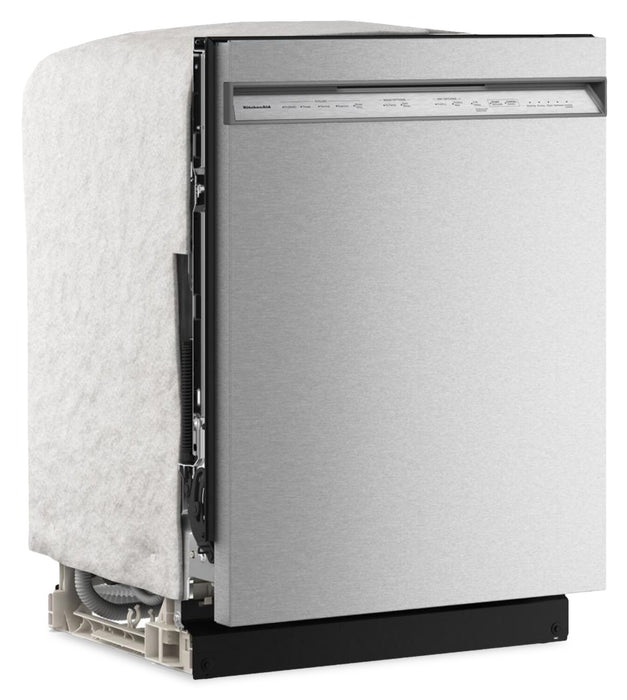 KitchenAid 24\" 47 dBA Dishwasher with Third Level Utensil Rack – PrintShield Stainless - KDFS224SPS