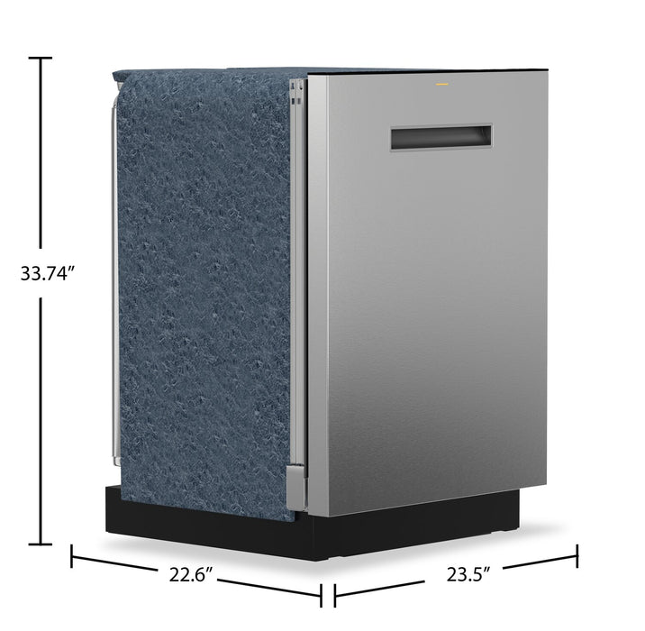 GE Profile 24\" 42 dBA Top Control Dishwasher - Stainless Steel - PBT700SSVFS