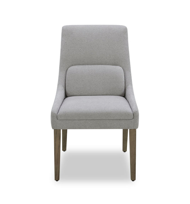 Clay Dining Chair with Polyester Fabric - Dove Grey