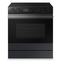 Samsung 6.3 Cu. Ft. Smart Electric Slide In Range with Air Fry and Air Sous Vide - Matte Black - NSE…