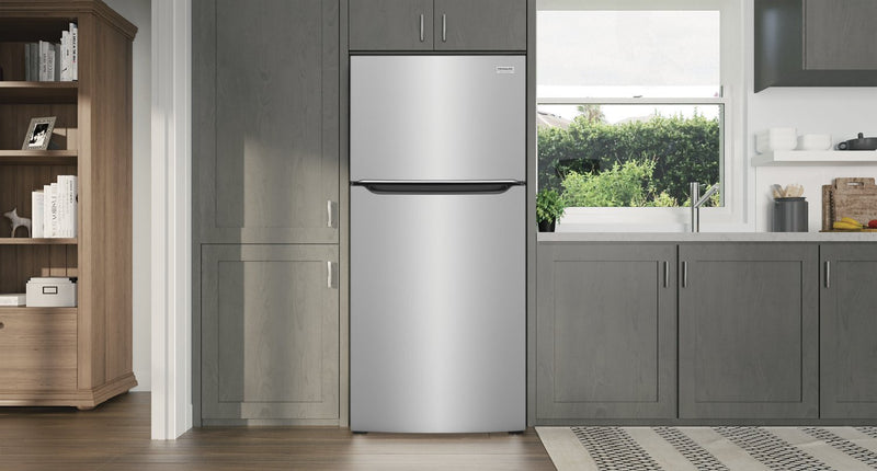 Frigidaire 30\" 20 Cu. Ft. Top Freezer Refrigerator – Fingerprint Resistant Stainless Steel - GRTE2055AF