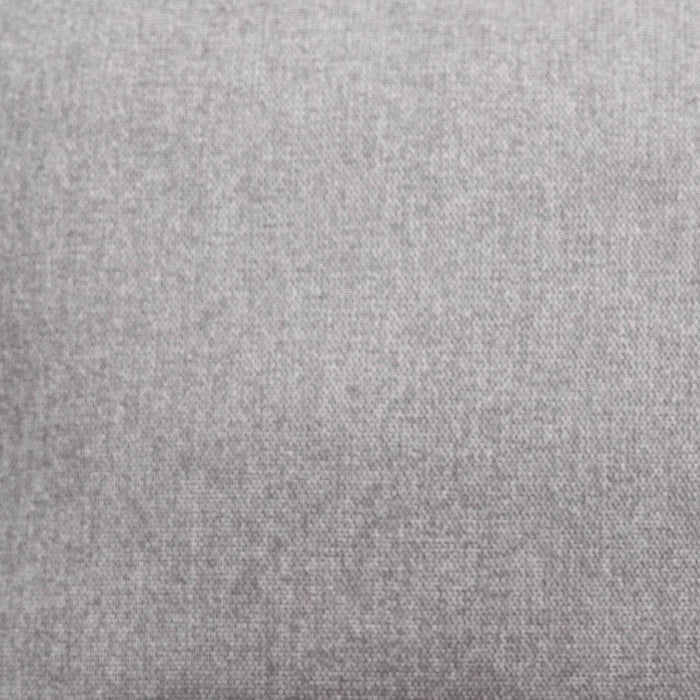 Kort & Co. Kassia 2-Piece Linen-Look Fabric Sectional with Wood Base and Legs - Grey