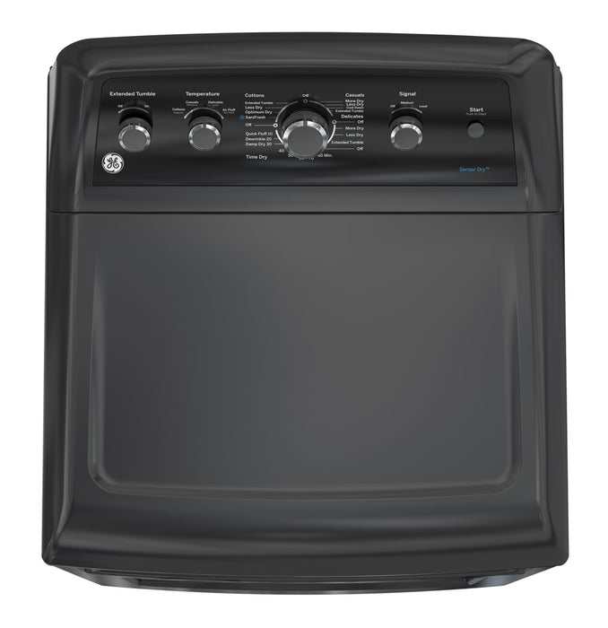 GE 7.2 Cu. Ft. Electric Dryer with SaniFresh Cycle – Diamond Grey - GTD49EBMRDG