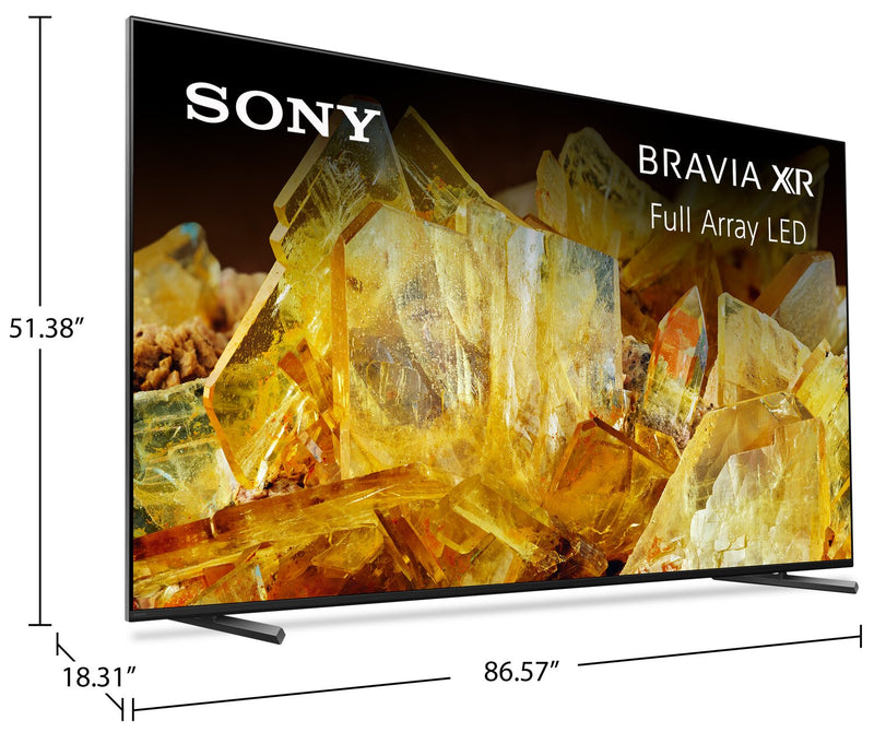 Sony BRAVIA 98\" XR X90L 4K HDR Full Array LED Google TV