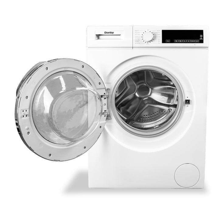 Danby 24\" 2.2 Cu. Ft. Stackable Compact Front-Load Washer with Steam - White - DWM022D3WDB