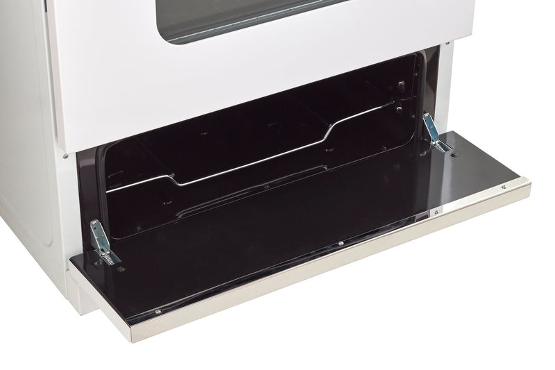 Off-Grid Classic Retro by Unique 30\" 3.9 Cu. Ft. Propane Gas Range - Marshmallow White - UGP-30CR OF2 W