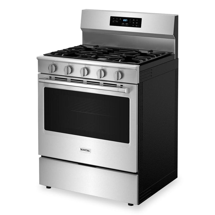 Maytag 5 Cu. Ft. Convection Gas Range with No Preheat Air Fry - Stainless Steel - MFGS6030RZ