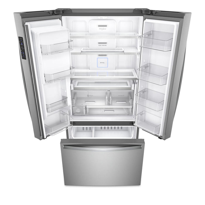 Whirlpool 36\" 23.8 Cu. Ft. Counter-Depth French-Door Refrigerator - Stainless Steel - WRFC9636RZ