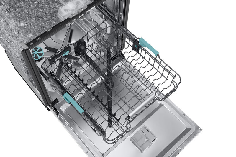 Samsung 24\" 38 dBA Top-Control Dishwasher with AI Wash and Third Rack - White - DW90F89T0U12AA