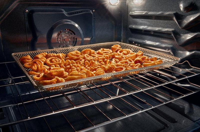 Whirlpool 5 Cu. Ft. Gas Range with Air Fry and Self-Clean - Black - WFGS5030RB