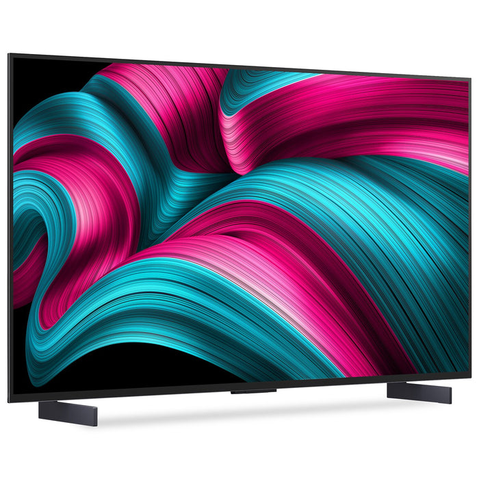 LG 42\" C5 OLED evo AI 4K UHD Smart webOS TV (OLED42C5PUA.ACC) - 2025 Model