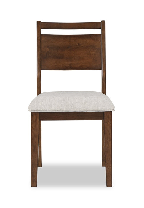 Vale 7pc Dining Set with Table & 6 Chairs, Wood, 72\"W - Brown & Beige