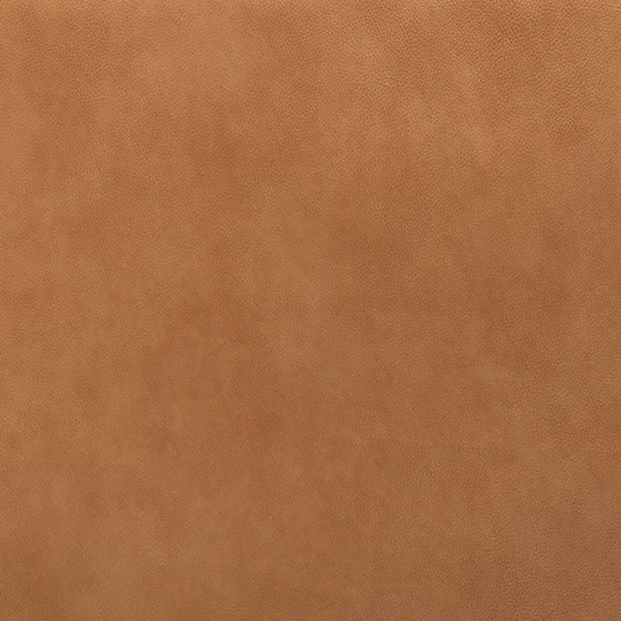 Edge 35\" Genuine Leather Chair with Wood Legs and Removable Back Cushion - Brown