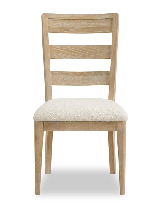 Aspen 7pc Dining Package with 80-104\" Extension Table & 6 Chairs, Fabric - Natural