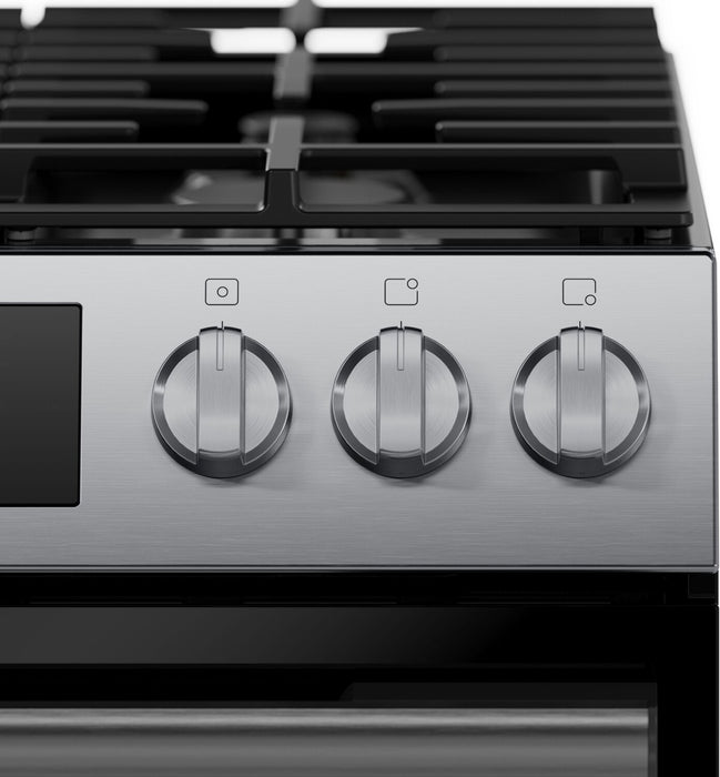Bosch 30\" 5.8 Cu. Ft. 100 Series Gas Range with Rapid Preheat and Air Fry - Stainless Steel - HGF1050MUC