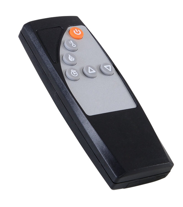 Mehgan 43.8\" Modern Electric Fireplace - White & Brown Two Tone