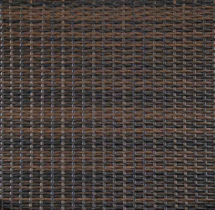 Kelowna Outdoor Patio Set of 2 Loungers - Resin Wicker, UV & Weather Resistant - Brown