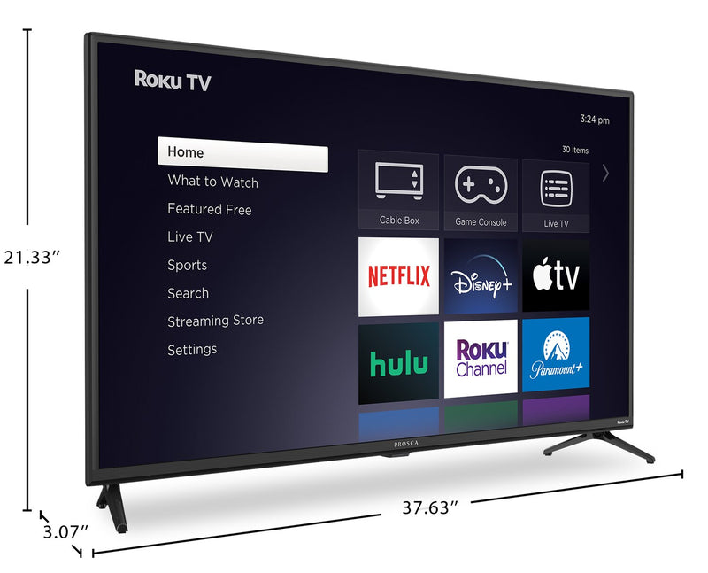 Proscan 42\" 1080p LED HDR 60Hz Roku Smart TV (PTR4266)