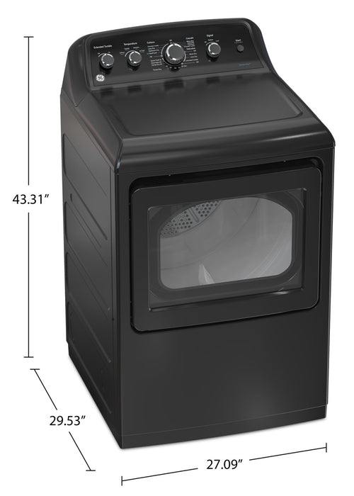 GE 7.2 Cu. Ft. Electric Dryer with SaniFresh Cycle – Diamond Grey - GTD49EBMRDG