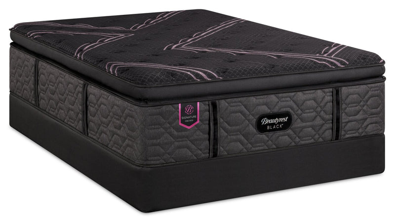 Beautyrest Black Signature Orchid Euro Pillowtop Full Mattress Set