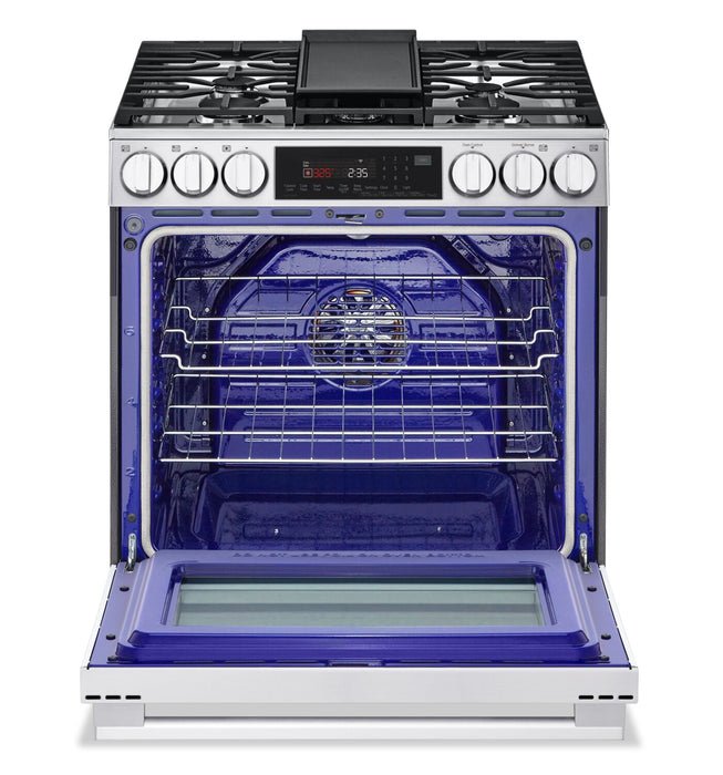 LG 6.3 Cu Ft. Smart Gas Slide-In Range with Air Fry- Fingerprint Resistant Stainless Steel - LSGL6335X