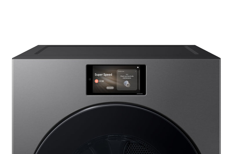 Samsung Bespoke 7.6 Cu. Ft. Electric Dryer with AI Opti Dry - Dark Steel - DV90F53AESAC