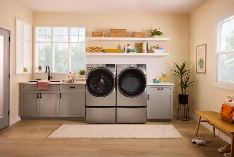 Whirlpool 5.8 Cu. Ft. Front-Load Washer with FreshFlow™ Vent System and 7.4 Cu. Ft. Electric Dryer
