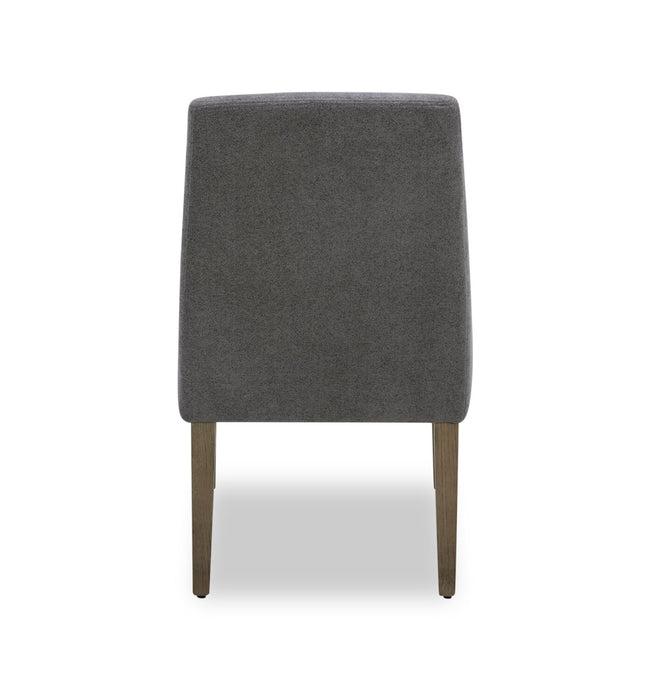 Clay Dining Chair with Polyester Fabric - Pewter Grey