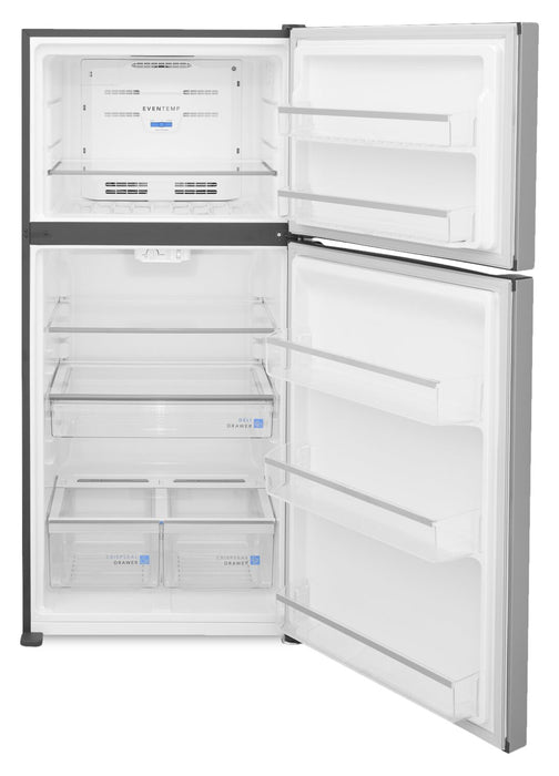 Frigidaire 30\" 20 Cu. Ft. Top Freezer Refrigerator – Fingerprint Resistant Stainless Steel - GRTE2055AF