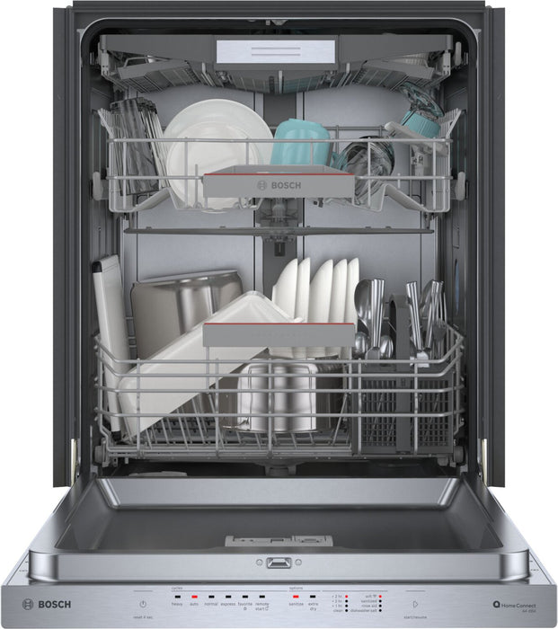 Bosch 500 Series 24'' 44 dBA Built-In Dishwasher - Anti-Fingerprint Brushed Steel - SHP65CC5UC