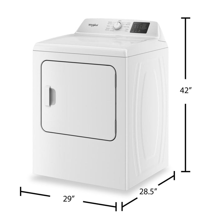 Whirlpool 29\" 7.0 Cu. Ft. Electric Dryer with AutoSensing - YWED4105SW
