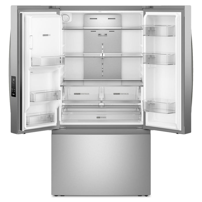 Whirlpool 36\" 30 Cu. Ft. French-Door Refrigerator with Dual Ice Makers - Stainless Steel - WRFF3736SZ