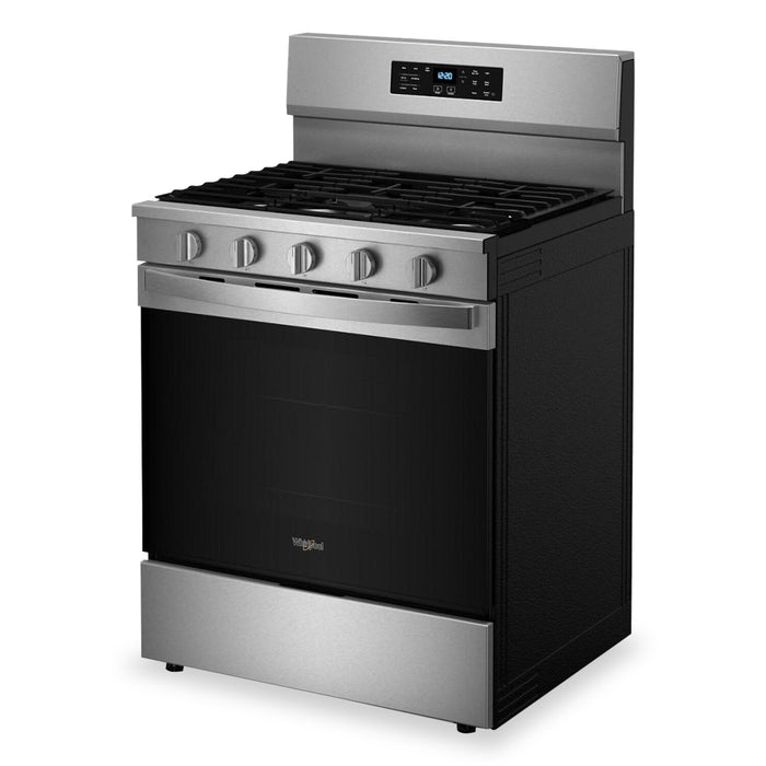 Whirlpool 5 Cu. Ft. Gas Range with Air Fry and Self-Clean - Stainless Steel - WFGS5030RZ