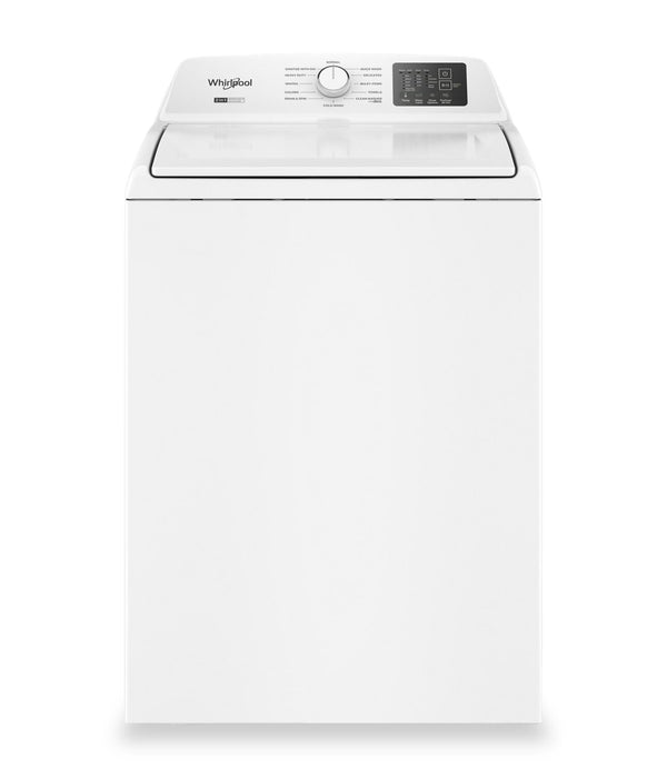 Whirlpool 4.8 Cu. Ft. Top Load Washer and 7 Cu. Ft. Electric Dryer with AutoSensing - White