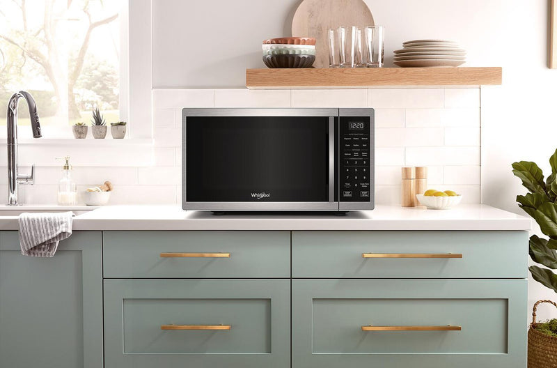 Whirlpool 0.9 Cu. Ft. Countertop Microwave with Steam - WMCS3019RS