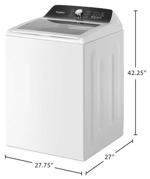 Whirlpool 5.3 Cu. Ft. Top-Load Impeller Washer with Built-In Faucet - White - WTW5020SW
