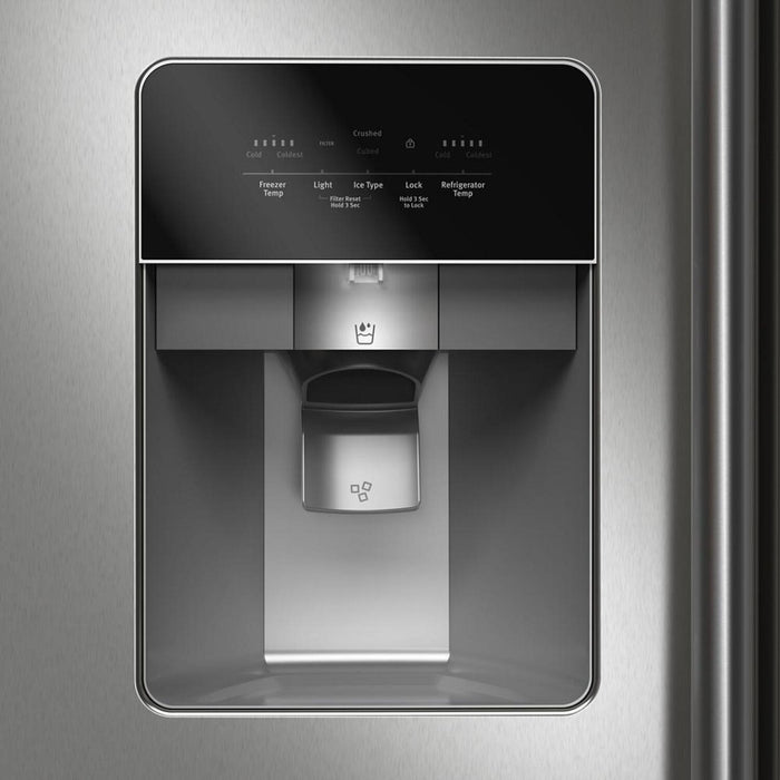 Maytag 36\" 25 Cu. Ft. Side-by-Side Refrigerator - Stainless Steel - MRSF4036PZ