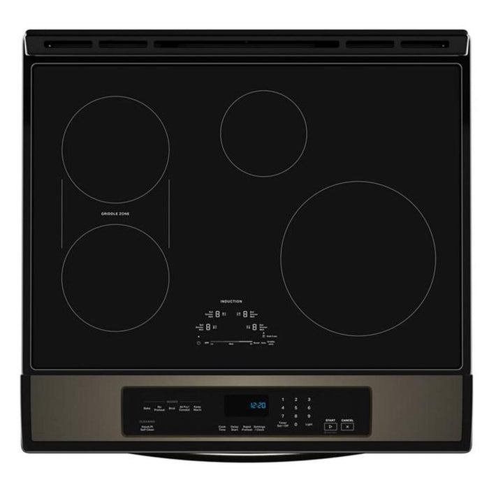 Whirlpool 6.4 Cu. Ft. Induction Range with No Preheat Air Fry - Black Stainless Steel - WSIS5030RV