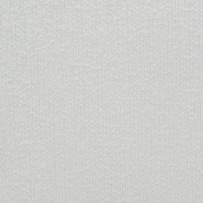 Luna Upholstered Wingback Bed in White Fabric - King Size