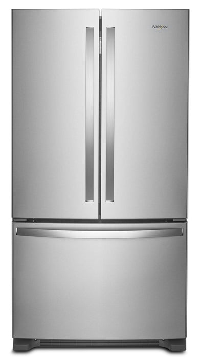 Whirlpool 36\" 20 Cu. Ft. Counter-Depth French-Door Refrigerator - Stainless Steel - WRFC2036RZ