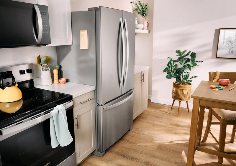 Whirlpool 36\" 20 Cu. Ft. Counter-Depth French-Door Refrigerator - Stainless Steel - WRFC2036RZ