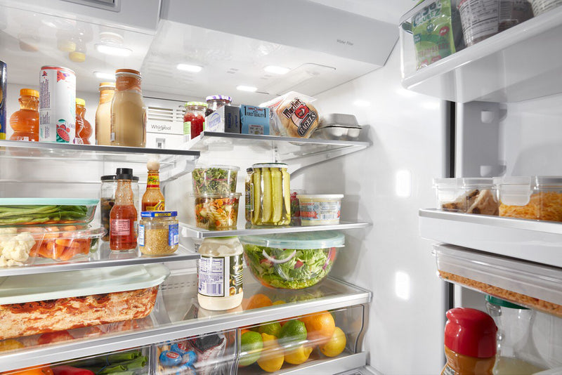 Whirlpool 36\" 26 Cu. Ft. French-Door Refrigerator - Fingerprint Resistant Stainless Steel - WRMF7736PZ