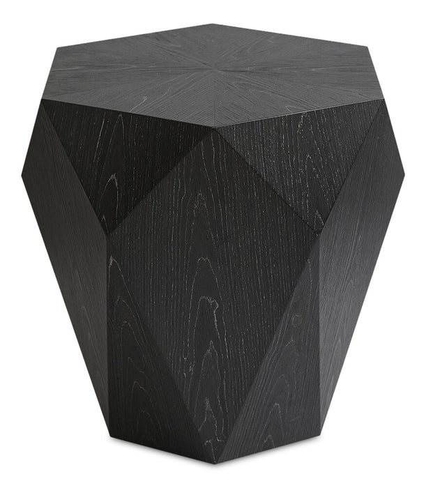 Dawson 19” Modern End Table - Black