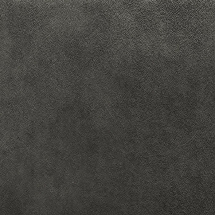 Edge 2-Piece Left-Facing Genuine Leather Sectional with Wood Legs and Removable Back Cushions - Grey