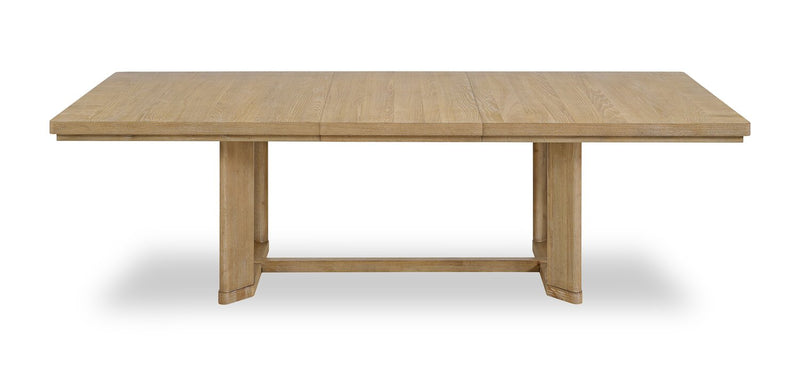 Aspen 7pc Dining Package with 80-104\" Extension Table & 6 Chairs, Fabric - Natural